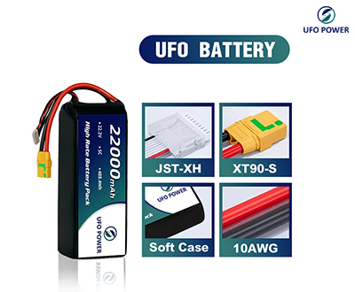 Low-Temperature 14500mAh 6S 22.2V 30C LiPo Drone Battery